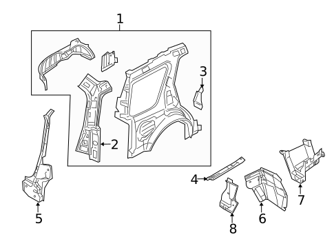 Inner Structure for 2009 Ford Taurus X #0