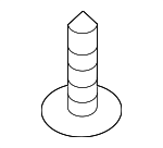 94520536 - Body: Rocker Molding Bolt for GM Image