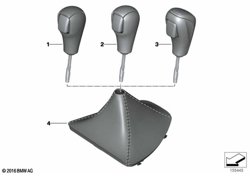 Selector Lever Handles / Covers for 2005 BMW 328i #0