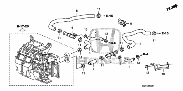 Water Hose for 2006 Honda Civic #0