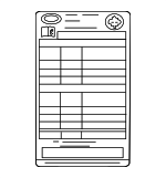 LR128040 - : Tire Press Label for Land-Rover Image