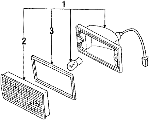 Park Lamps for 1985 Nissan Pulsar NX #0