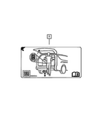 68592809AA - Labels: Power Liftgate Label for Mopar Image