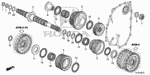 22814PRP003 - Transmission - Automatic: RING, SEALING (29MM) for Honda Image