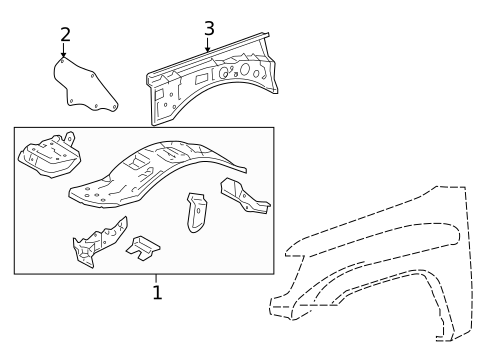 Inner Components for 2011 Toyota Tacoma #0