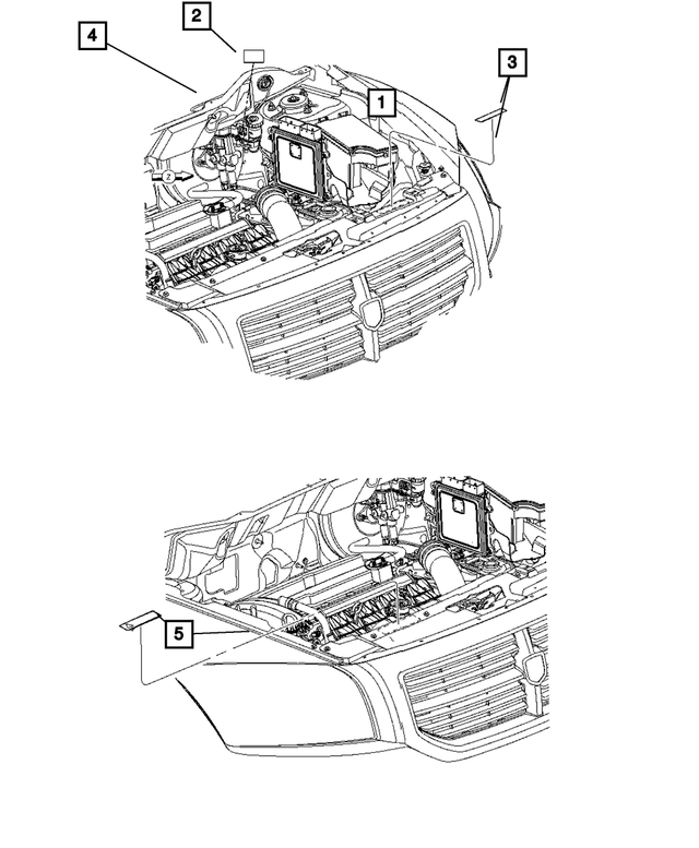 4606793AA - Labels All Vehicle Locations: Battery Label for Mopar Image
