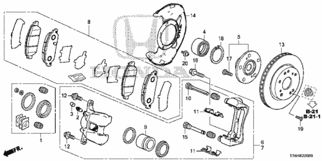Front Brake for 2014 Honda Accord #0