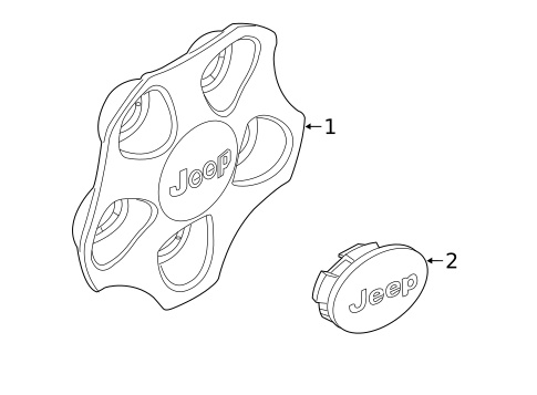 Wheel Covers & Trim for 2018 Jeep Renegade #0