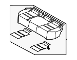 893076RE1B - Body: Seat Cushion Pad for Nissan Image