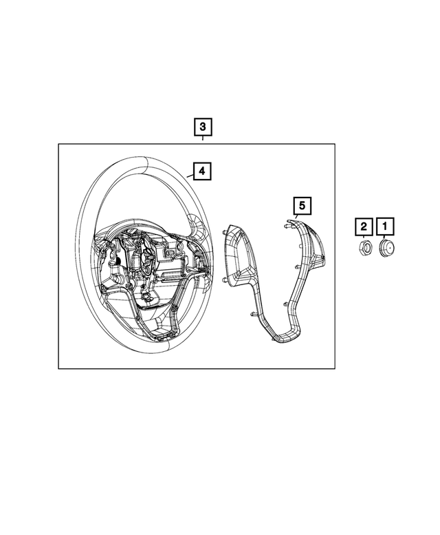 6510584AA - Steering: Nut for Mopar Image
