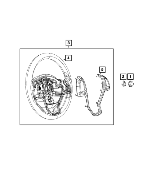 Steering Wheel for 2015 Ram ProMaster City #0