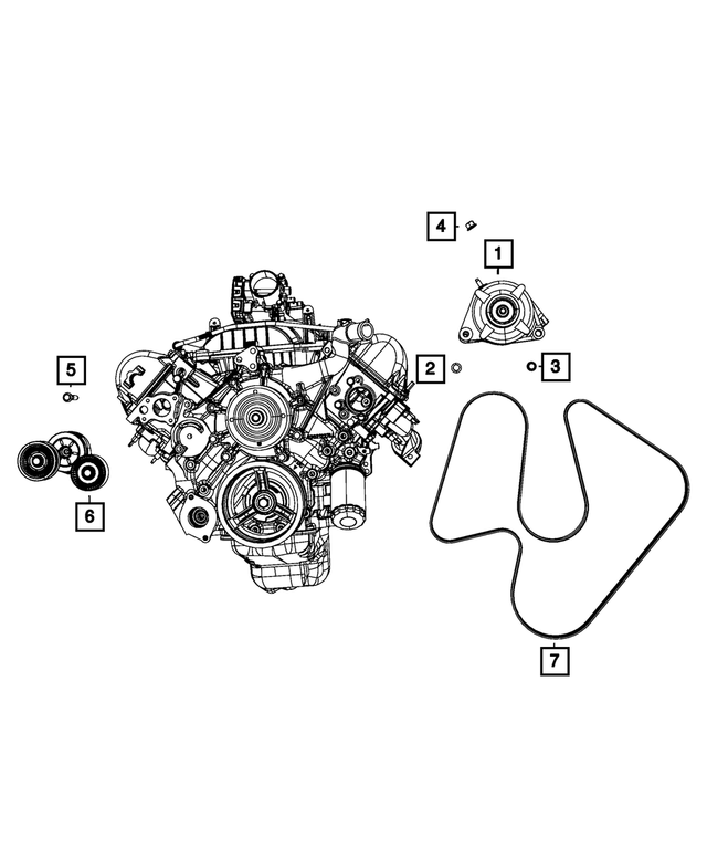 R6029914AG - Electrical: Engine Generator, Remanufactured for Mopar Image image