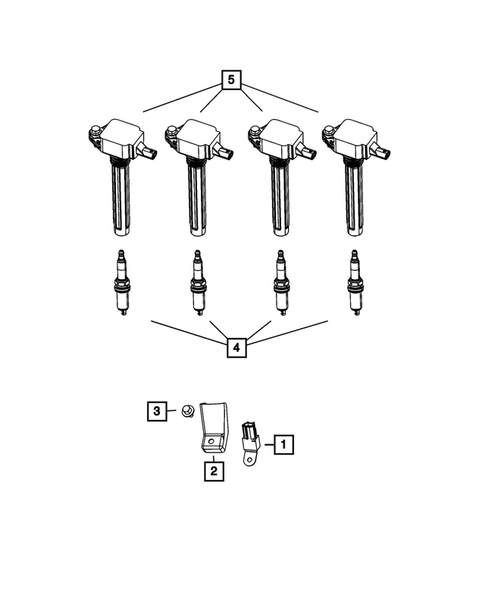 Ignition - Spark Plugs, Cables, Coils, and Glow Plugs for 2015 Jeep Renegade #0