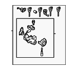 57497AG070 - : Key for Subaru: Impreza Image