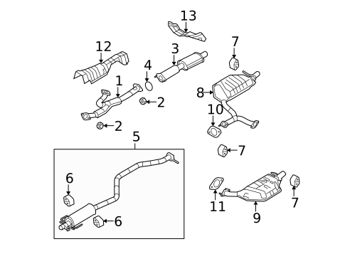 Exhaust Components for 2011 Mazda 6 #0