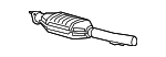 7L8Z5E212AA - Exhaust: Catalytic Converter for Ford: Escape | Mercury: Mariner Image