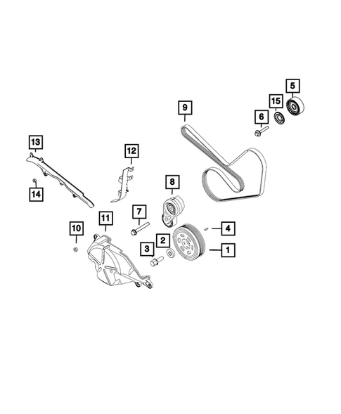 Pulleys and Related Parts for 2021 Alfa Romeo Giulia #0