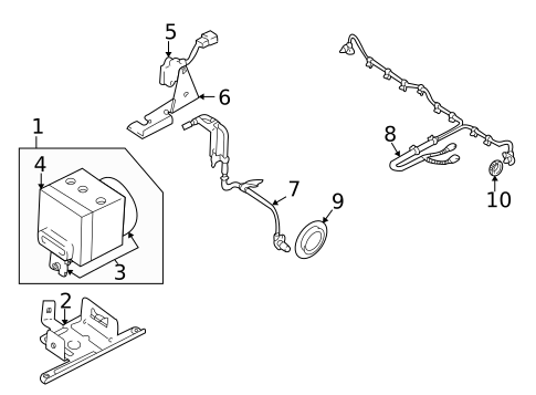Anti-Lock Brakes for 2004 Suzuki Vitara #0