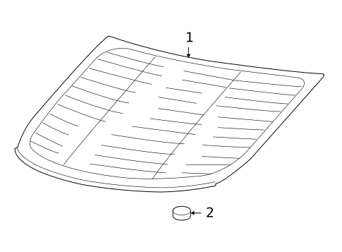 Glass & Hardware - Back for 2013 Jaguar XFR #0