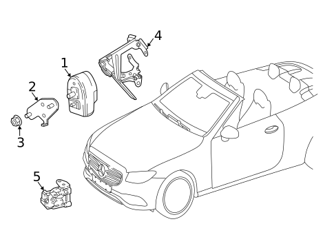 Anti-Theft Components for 2018 Mercedes-Benz E63 AMG S #0