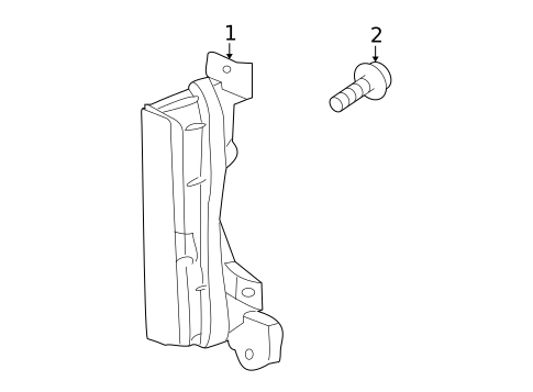 Side Marker Lamps for 2018 Nissan GT-R #1
