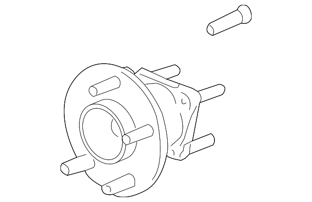 2016-2019 Chevrolet Rear Wheel Hub 13517460 GM | GMPartsDirect.com