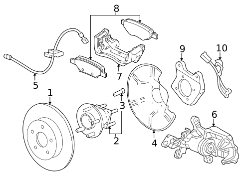 Brake Components for 2016 Chevrolet Cruze #1