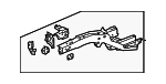 60810TM8A00ZZ - Body: Rail Assembly for Honda: Insight Image