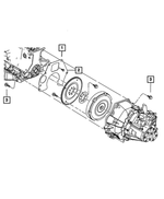 4593175AB - T350; 5-Speed; Manual Transaxle: Transmission Dust Cover for Mopar Image image