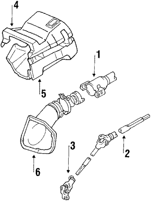 Steering Column for 1985 Chevrolet Nova #0