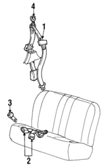 1F2Z16611B68AAB - Electrical: Outer Belt Assembly for Ford: Windstar Image