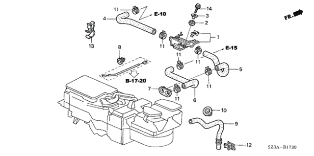 Water Valve for 2004 Acura RL #0