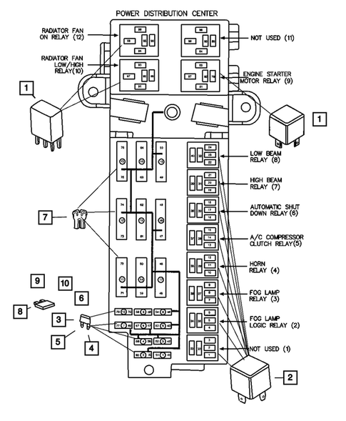 Relays for 2002 Dodge Viper #0