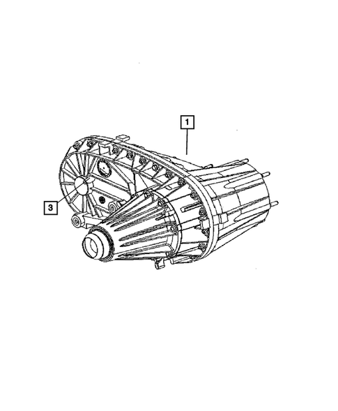 Transfer Case Assembly for 2008 Dodge Ram 1500 #0