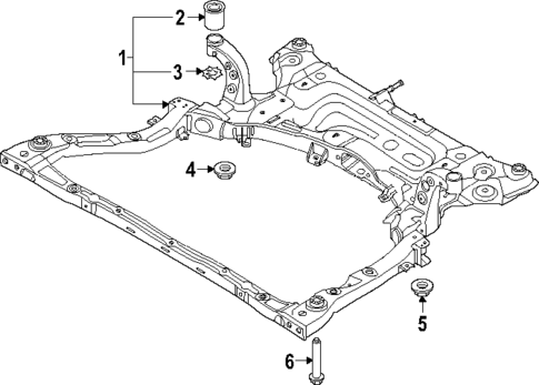 Suspension Mounting for 2017 Kia Niro #4