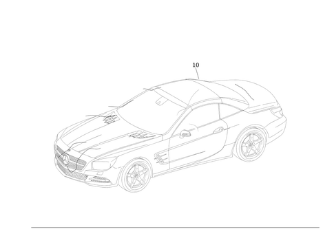 Tarpaulin for 2018 Mercedes-Benz SL65 AMG #0