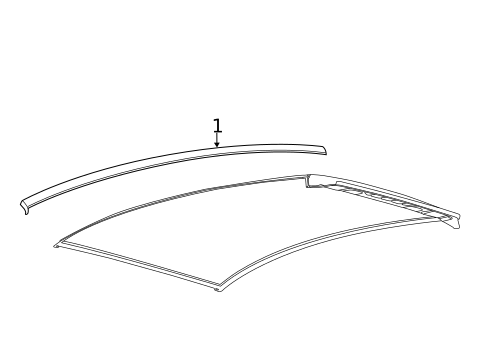 Exterior Trim - Roof for 2017 Ford Focus #1