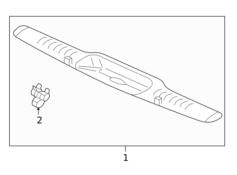 Interior Trim - Rear Body for 2004 Isuzu Ascender #0