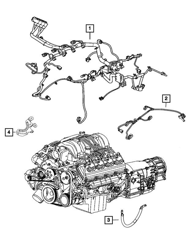 4560232AB - Electrical: Ground Jumper Wiring for Mopar Image