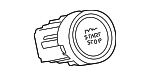 896110R022 - Body: Start Button for Toyota: Avalon, Camry, Corolla, Highlander, RAV4, Tacoma, Tundra Image