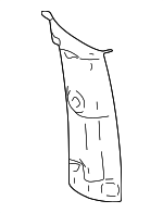 10437276 - Body: Lock Pillar Trim for Chevrolet: Venture | Oldsmobile: Silhouette | Pontiac: Montana, Trans Sport Image