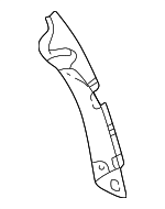 10323850 - Body: Rear Pillar Trim for Chevrolet: Venture | Pontiac: Montana Image