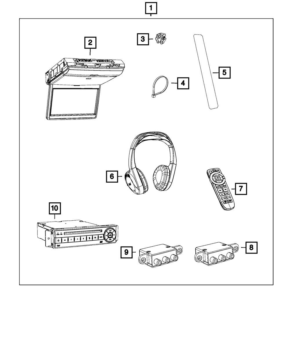 Wireless Infrared Remote - Mopar (5091148AA)
