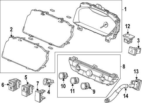Automatic Temperature Controls for 2025 Honda CR-V #1