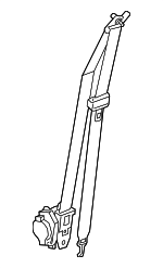 88810E6560TRY - Electrical: Belt &amp; Retractor for Hyundai Image