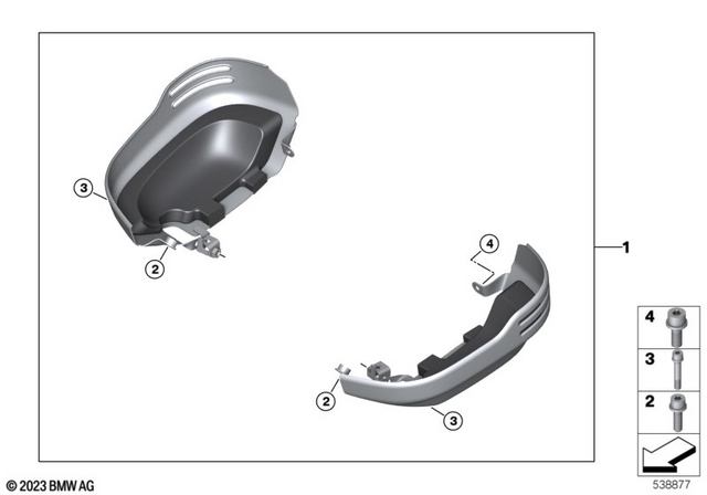 7129905516 - Design: Torx-Bolt With Washer - M6X20-U1-8.8 for BMW-Motorrad Image