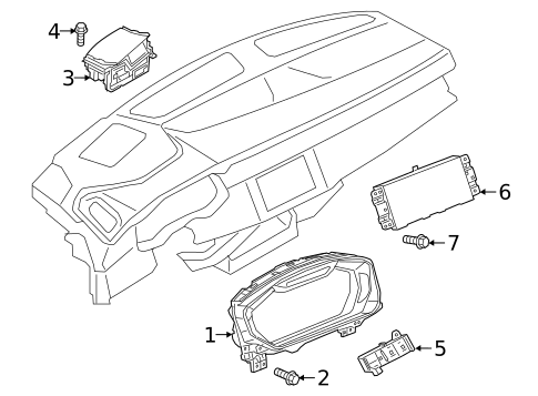Antenna & Radio for 2023 Audi RS Q8 #2