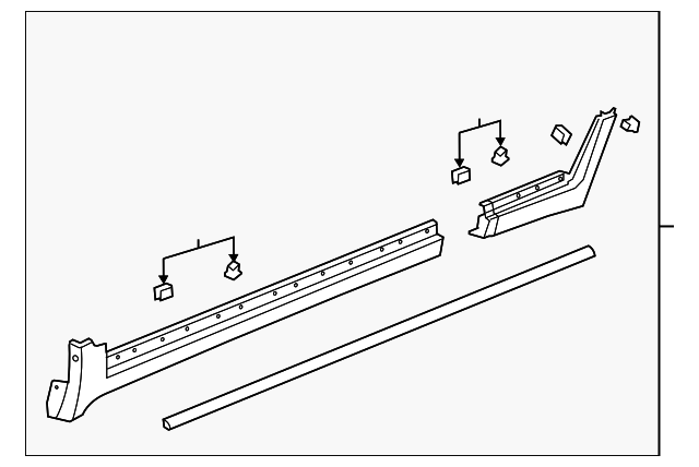2020-2022 Buick Encore Anthracite Passenger Side Rocker Panel Rear ...