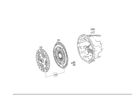 Clutch for 2002 Mercedes-Benz C230 #0