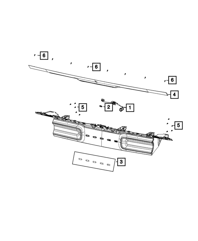 68254139AA - Electrical: Switch Button for Mopar Image